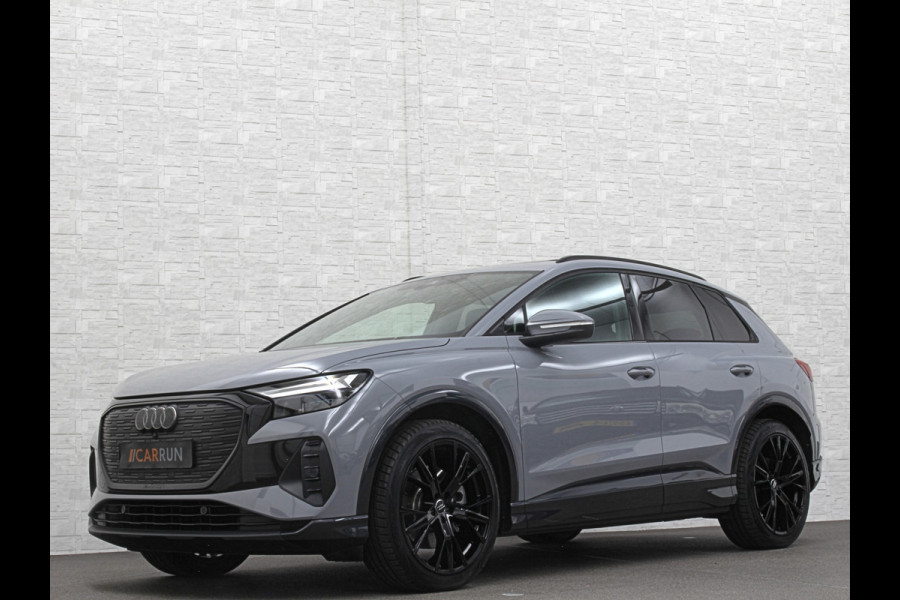 Audi Q4 e-tron 40 S-Line 77 kWh | Panorama | #RS-Leder | Warmtepomp | Sportstoelen | ACC | Lane Ass. | 5x Q4 op voorraad! | MMi+ | Virtual-Cockpit | 3-Zone Climate Control | Getint Glas | Zwarte Hemel | Elktr. A klep | Kieselgrijs | Btw Auto.