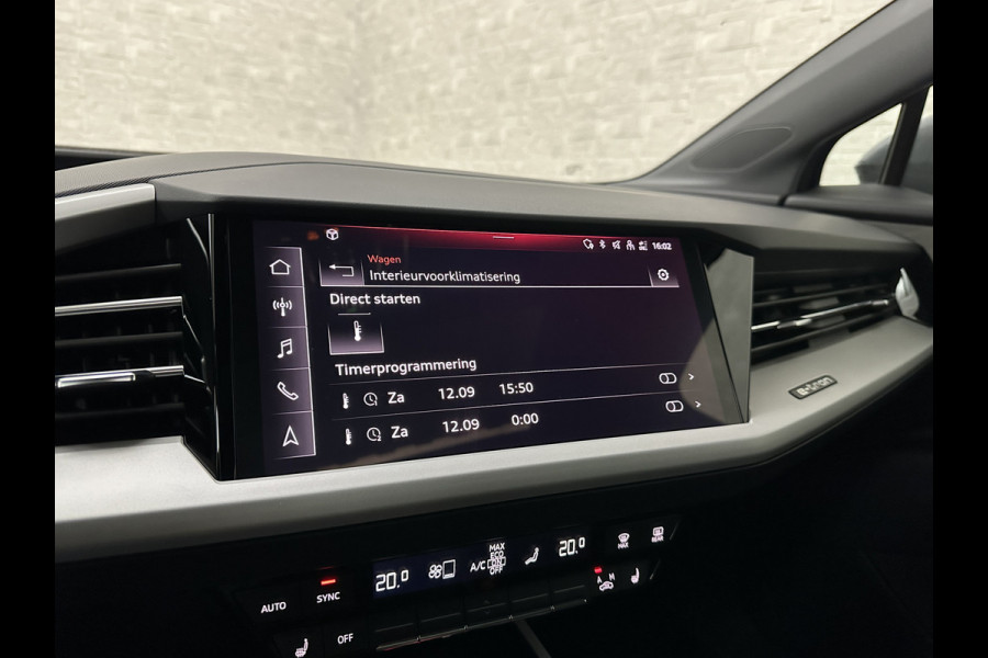Audi Q4 e-tron 40 S-Line 77 kWh | Panorama | #RS-Leder | Warmtepomp | Sportstoelen | ACC | Lane Ass. | 5x Q4 op voorraad! | MMi+ | Virtual-Cockpit | 3-Zone Climate Control | Getint Glas | Zwarte Hemel | Elktr. A klep | Kieselgrijs | Btw Auto.