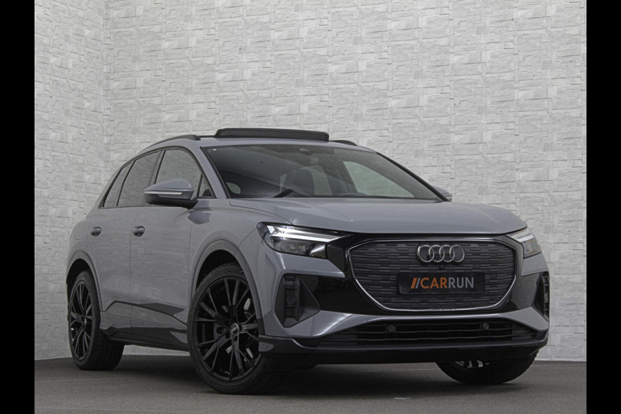 Audi Q4 e-tron 40 S-Line 77 kWh | Panorama | #RS-Leder | Warmtepomp | Sportstoelen | ACC | Lane Ass. | 5x Q4 op voorraad! | MMi+ | Virtual-Cockpit | 3-Zone Climate Control | Getint Glas | Zwarte Hemel | Elktr. A klep | Kieselgrijs | Btw Auto.