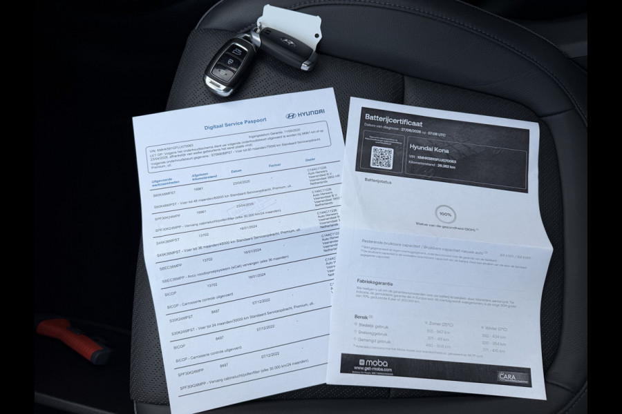 Hyundai Kona EV Premium 64 kWh / Warmtepomp / Keyless / Stoelverw. + ventilatie / HU-display