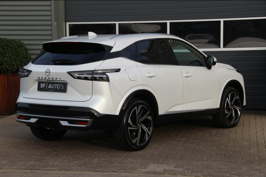 Nissan QASHQAI 1.3 MHEV DIG-T Xtronic Tekna Plus | Pano-Dak | BLIS | Leder | 360 Camera | HUD | Keyless-Go | Memory |ACC | 8.000km