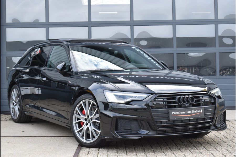 Audi A6 Avant 55 TFSI e Quattro S-Line 367 Pk Competition Pano HUD Leder Soft-Close Trekhaak S6 Uitlaat 20 Inch