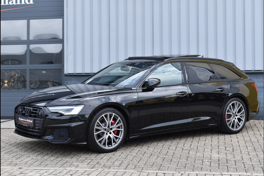 Audi A6 Avant 55 TFSI e Quattro S-Line 367 Pk Competition Pano HUD Leder Soft-Close Trekhaak S6 Uitlaat 20 Inch