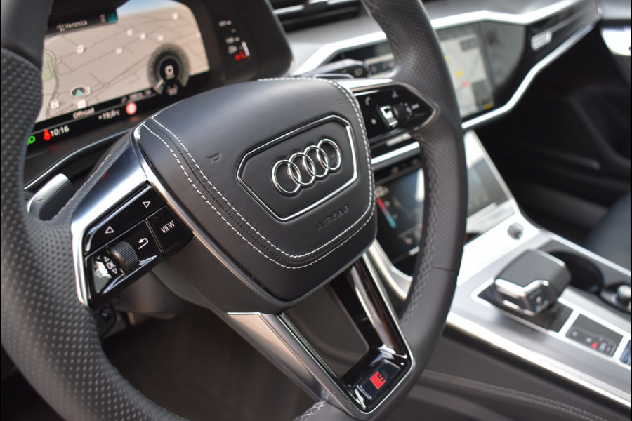 Audi A6 Avant 55 TFSI e Quattro S-Line 367 Pk Competition Pano HUD Leder Soft-Close Trekhaak S6 Uitlaat 20 Inch
