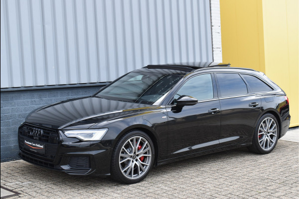 Audi A6 Avant 55 TFSI e Quattro S-Line 367 Pk Competition Pano HUD Leder Soft-Close Trekhaak S6 Uitlaat 20 Inch