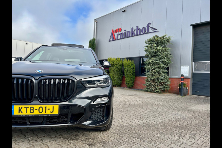 BMW X5 XDrive45e M-Sport, Pano. el. achterklep, camera, el. trekhaak, adaptive cruise control