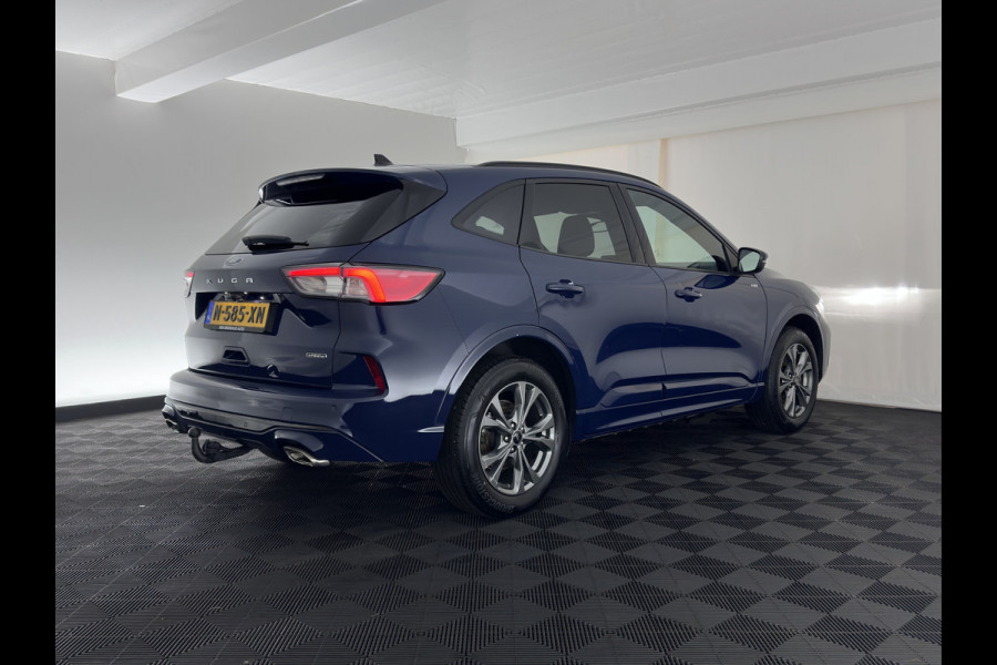 Ford Kuga 2.5 PHEV ST-Line X (Plug-in) {SoH-89%} (INCL-BTW) Aut. *LEDER-MICROFIBRE | DIGI-COCKPIT | FULL-LED | KEYLESS | DAB | CARPLAY | NAVI-FULLMAP | HEATED-SPORTSEATS | PRIVACY-GLASS | TOWBAR | AMBIENT-LIGHT | CAMERA | 18"ALU*