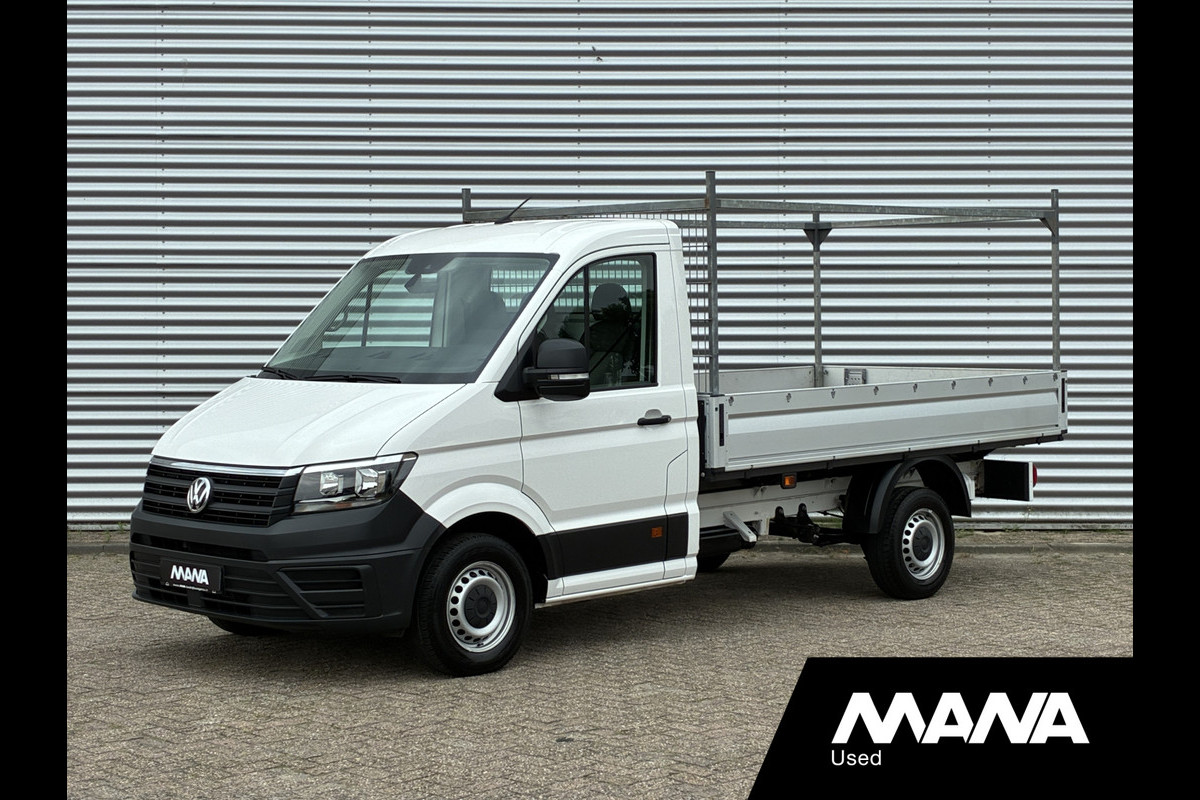 Volkswagen Crafter 35 2.0 TDI L3 140pk Automaat Airco Navi Lederen Bekleding Open Laadbak