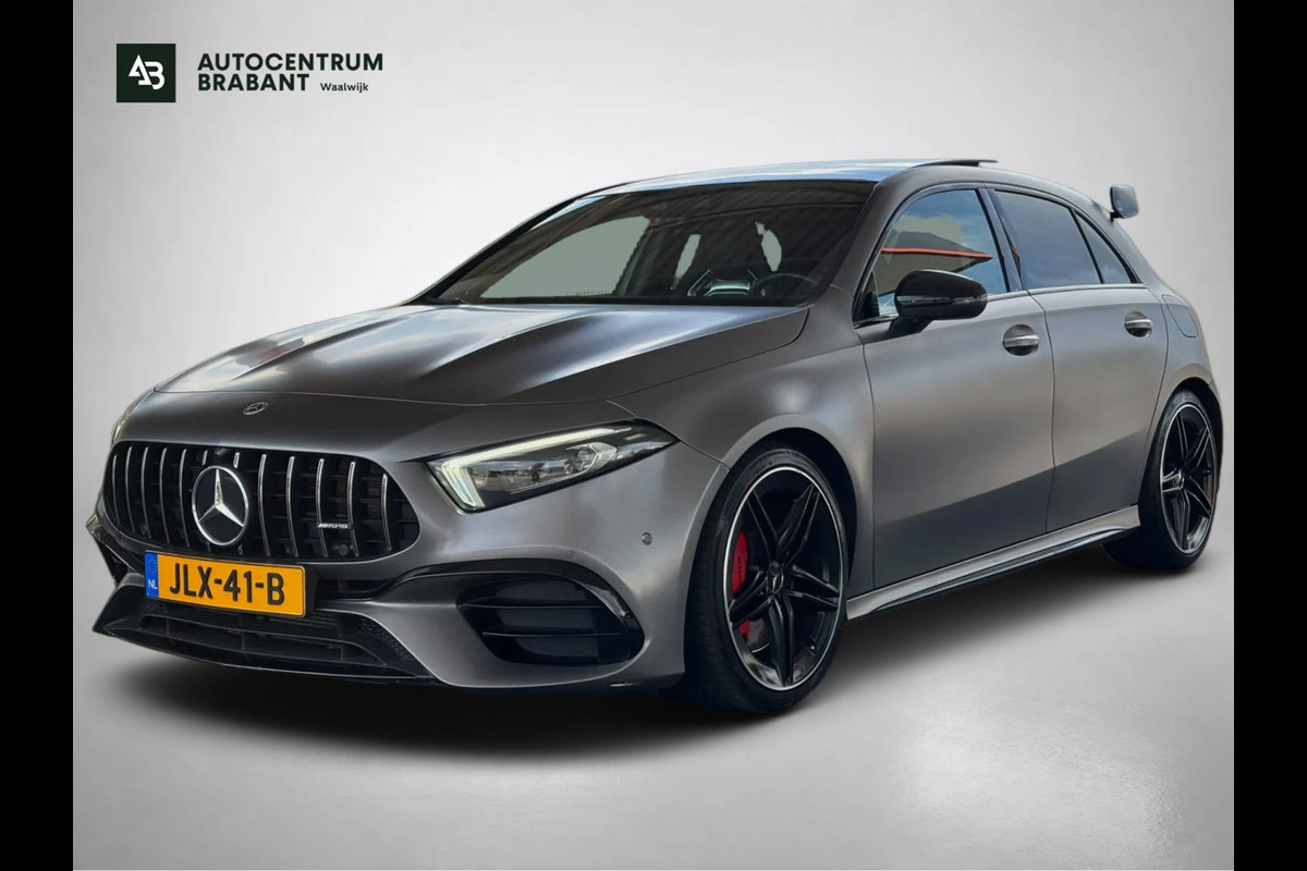 Mercedes-Benz A-Klasse AMG 45 S 4MATIC+ (Panorama, Schaalstoelen, Performance Pack, Aero Pack, SfeerV, Burmester, Camera, StoelV)