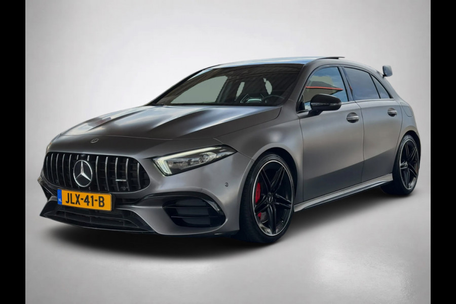 Mercedes-Benz A-Klasse AMG 45 S 4MATIC+ (Panorama, Schaalstoelen, Performance Pack, Aero Pack, SfeerV, Burmester, Camera, StoelV)
