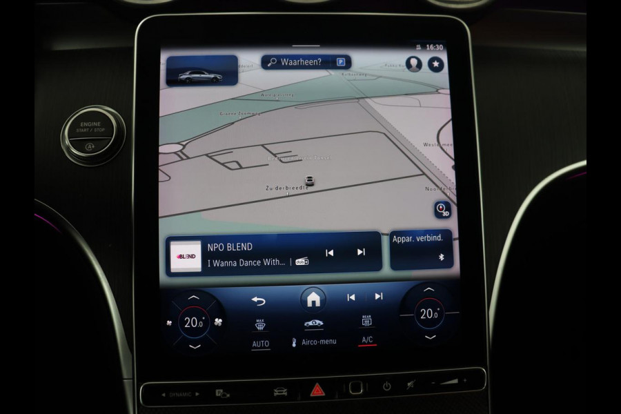 Mercedes-Benz C-Klasse 200 Luxury Line | Panoramadak | Leder | Memory | Adaptive cruise | Stoelverwarming | Burmester | 360 camera | Park assist | Sfeerverlichting | Carplay | Climate control