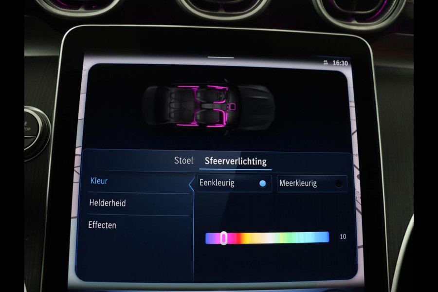 Mercedes-Benz C-Klasse 200 Luxury Line | Panoramadak | Leder | Memory | Adaptive cruise | Stoelverwarming | Burmester | 360 camera | Park assist | Sfeerverlichting | Carplay | Climate control