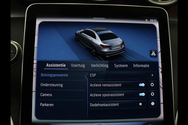Mercedes-Benz C-Klasse 200 Luxury Line | Panoramadak | Leder | Memory | Adaptive cruise | Stoelverwarming | Burmester | 360 camera | Park assist | Sfeerverlichting | Carplay | Climate control