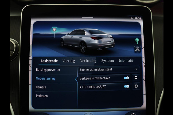 Mercedes-Benz C-Klasse 200 Luxury Line | Panoramadak | Leder | Memory | Adaptive cruise | Stoelverwarming | Burmester | 360 camera | Park assist | Sfeerverlichting | Carplay | Climate control