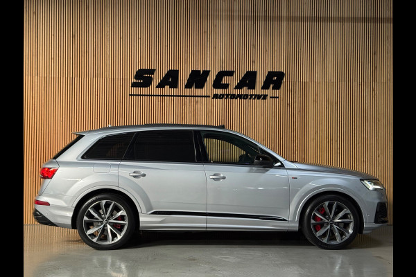 Audi Q7 60 TFSI e quattro S Competition PANO|LUCHTVERING|TREKHAAK|HUD|B&O|AMBIENT|360 CAM|ALARM|STOELVENTILATIE|MASSAGE|21 INCH