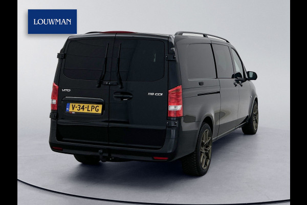 Mercedes-Benz Vito 119 CDI Pro L3 DC *Edition* Dubbele Schuifdeur Led 19"Lichtmetaal Trekhaak Dubbele cabine Achteruitrijcamera Betimmering
