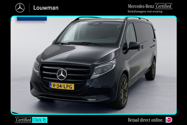 Mercedes-Benz Vito 119 CDI Pro L3 DC *Edition* Dubbele Schuifdeur Led 19"Lichtmetaal Trekhaak Dubbele cabine Achteruitrijcamera Betimmering