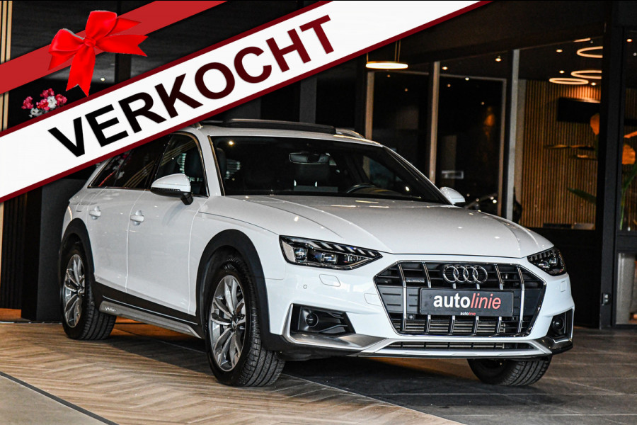 Audi A4 Allroad quattro 45 TFSI, Trekhaak, Pano, Matrix, B&O, Memory, Keyless, Leder, Dodeh, Ambiente!
