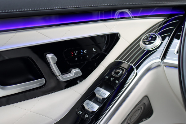 Mercedes-Benz S-Klasse 580 e 4MATIC Lang AMG Line | Manufaktur | Airmatic | Chauffeurspakket | Achterasbesturing | Augmented HUD | Distronic+ | Burmester | Exclusief Nappa Leder | 3D-Display | Vlakkenverwarming | Zonweringspakket |