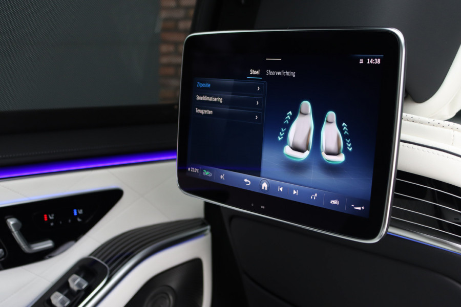 Mercedes-Benz S-Klasse 580 e 4MATIC Lang AMG Line | Manufaktur | Airmatic | Chauffeurspakket | Achterasbesturing | Augmented HUD | Distronic+ | Burmester | Exclusief Nappa Leder | 3D-Display | Vlakkenverwarming | Zonweringspakket |