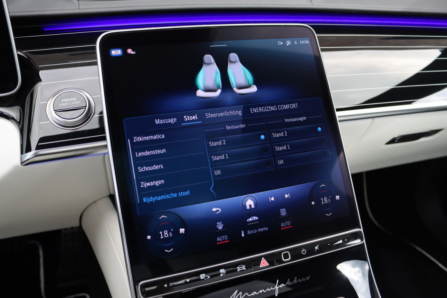 Mercedes-Benz S-Klasse 580 e 4MATIC Lang AMG Line | Manufaktur | Airmatic | Chauffeurspakket | Achterasbesturing | Augmented HUD | Distronic+ | Burmester | Exclusief Nappa Leder | 3D-Display | Vlakkenverwarming | Zonweringspakket |