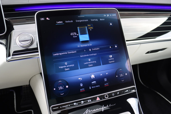 Mercedes-Benz S-Klasse 580 e 4MATIC Lang AMG Line | Manufaktur | Airmatic | Chauffeurspakket | Achterasbesturing | Augmented HUD | Distronic+ | Burmester | Exclusief Nappa Leder | 3D-Display | Vlakkenverwarming | Zonweringspakket |