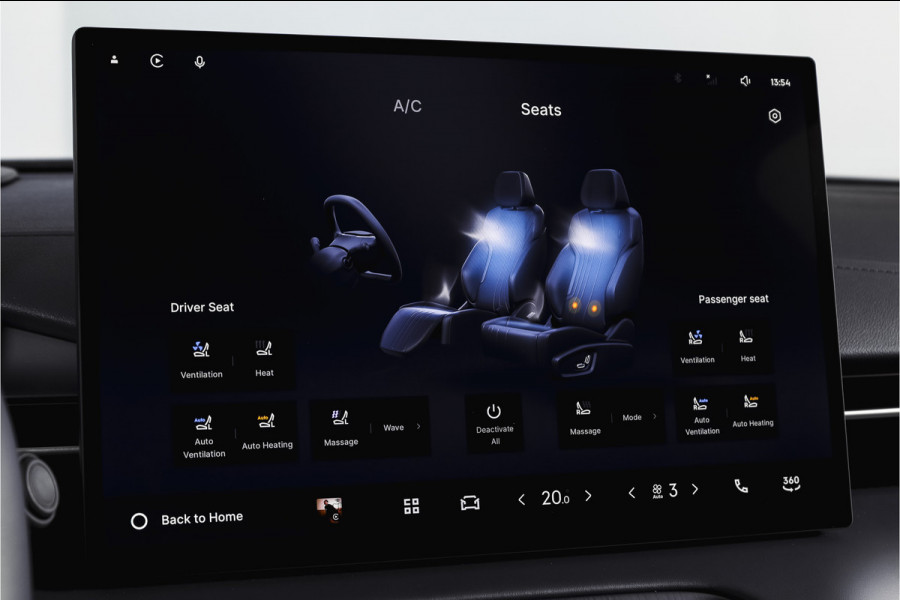 GEELY E5 Max+ 68 kWh | Pano | 360 Camera | V2L | Warmtepomp | HUD | Stoelverwarming & verkoeling | Massagestoelen+Memory | Elek. klep | Flyme |  | 19" | 2335