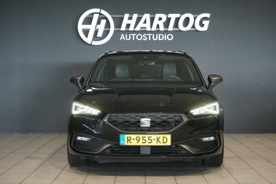 Seat Leon Sportstourer 1.5 eTSI FR Business Intense * DEALER ONDERHOUDEN * + CAMERA / KEYLESS / ELEK. TREKHAAK / STUURWIELVERWARMING