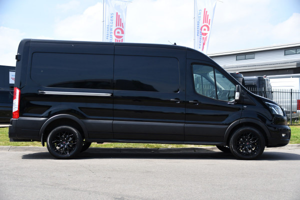 Ford Transit 350 2.0 TDCI L3H2 Limited Black Edition Camera, Cruise, Carplay, 185pk, Xenon, Automaat, Trekhaak, Multimedia, Sensoren, Uniek!