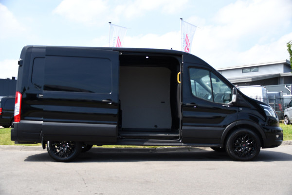 Ford Transit 350 2.0 TDCI L3H2 Limited Black Edition Camera, Cruise, Carplay, 185pk, Xenon, Automaat, Trekhaak, Multimedia, Sensoren, Uniek!
