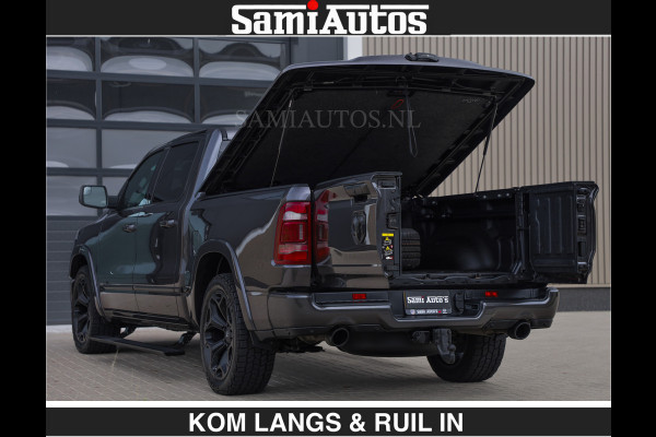 Dodge Ram LIMITED | HEMI 5.7 V8 | MWK KLEP | €49.900,- excl | BOM VOL | GRANITE GRIJS KLEUR | LUCHTVERING | MEEST LUXE | CREW CAB 5 PERSOONS | GRIJS KENTEKEN | DUBBEL CABINE DC |