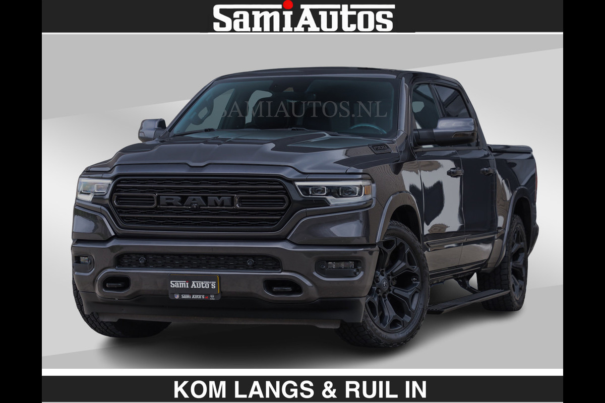 Dodge Ram LIMITED | HEMI 5.7 V8 | MWK KLEP | €49.900,- excl | BOM VOL | GRANITE GRIJS KLEUR | LUCHTVERING | MEEST LUXE | CREW CAB 5 PERSOONS | GRIJS KENTEKEN | DUBBEL CABINE DC |