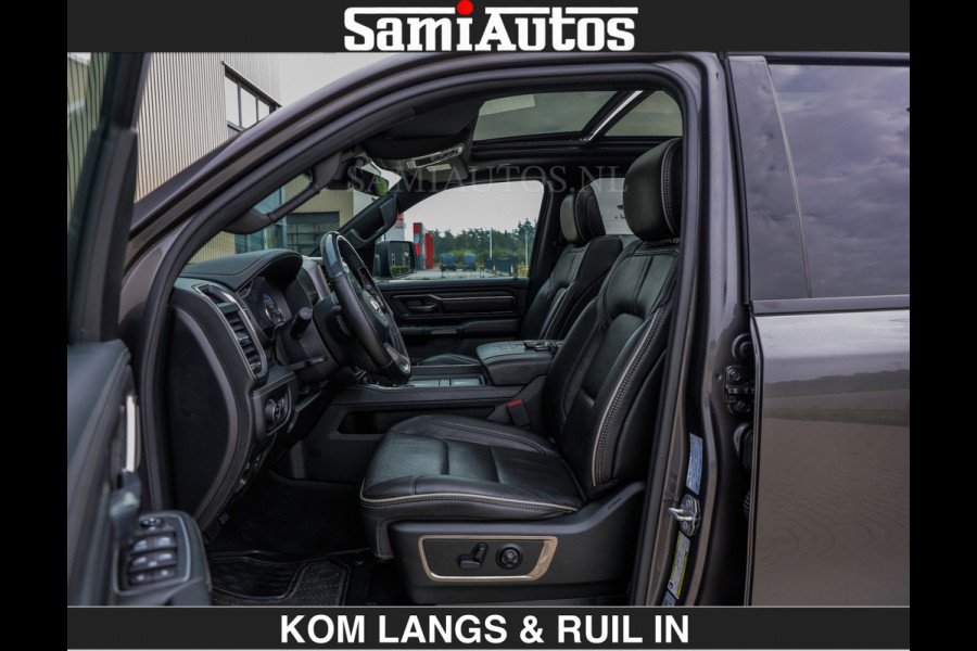 Dodge Ram LIMITED | HEMI 5.7 V8 | MWK KLEP | €49.900,- excl | BOM VOL | GRANITE GRIJS KLEUR | LUCHTVERING | MEEST LUXE | CREW CAB 5 PERSOONS | GRIJS KENTEKEN | DUBBEL CABINE DC |