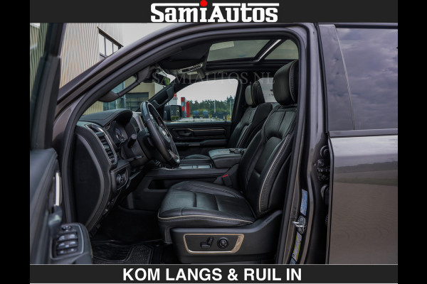 Dodge Ram LIMITED | HEMI 5.7 V8 | MWK KLEP | €49.900,- excl | BOM VOL | GRANITE GRIJS KLEUR | LUCHTVERING | MEEST LUXE | CREW CAB 5 PERSOONS | GRIJS KENTEKEN | DUBBEL CABINE DC |