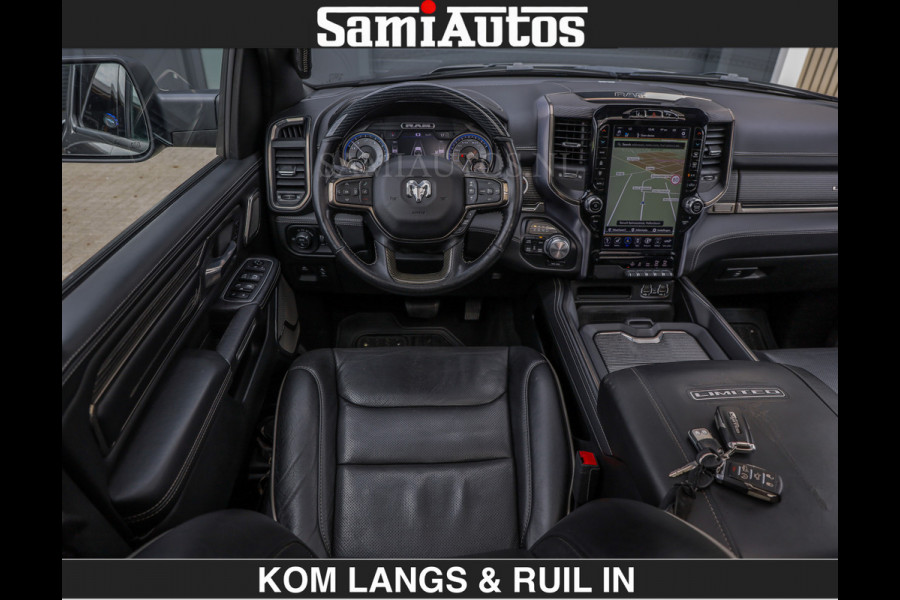 Dodge Ram LIMITED | HEMI 5.7 V8 | MWK KLEP | €49.900,- excl | BOM VOL | GRANITE GRIJS KLEUR | LUCHTVERING | MEEST LUXE | CREW CAB 5 PERSOONS | GRIJS KENTEKEN | DUBBEL CABINE DC |