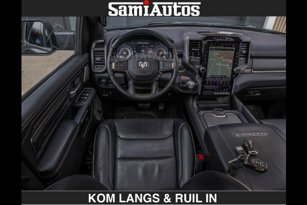 Dodge Ram LIMITED | HEMI 5.7 V8 | MWK KLEP | €49.900,- excl | BOM VOL | GRANITE GRIJS KLEUR | LUCHTVERING | MEEST LUXE | CREW CAB 5 PERSOONS | GRIJS KENTEKEN | DUBBEL CABINE DC |