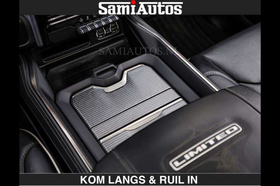 Dodge Ram LIMITED | HEMI 5.7 V8 | MWK KLEP | €49.900,- excl | BOM VOL | GRANITE GRIJS KLEUR | LUCHTVERING | MEEST LUXE | CREW CAB 5 PERSOONS | GRIJS KENTEKEN | DUBBEL CABINE DC |