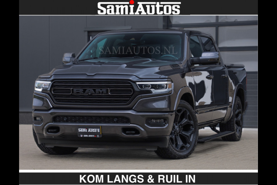 Dodge Ram LIMITED | HEMI 5.7 V8 | MWK KLEP | €49.900,- excl | BOM VOL | GRANITE GRIJS KLEUR | LUCHTVERING | MEEST LUXE | CREW CAB 5 PERSOONS | GRIJS KENTEKEN | DUBBEL CABINE DC |