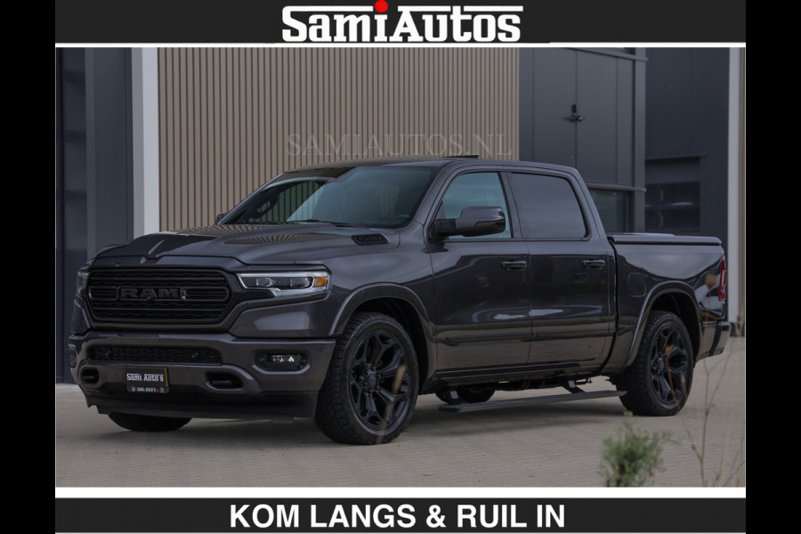 Dodge Ram LIMITED | HEMI 5.7 V8 | MWK KLEP | €49.900,- excl | BOM VOL | GRANITE GRIJS KLEUR | LUCHTVERING | MEEST LUXE | CREW CAB 5 PERSOONS | GRIJS KENTEKEN | DUBBEL CABINE DC |