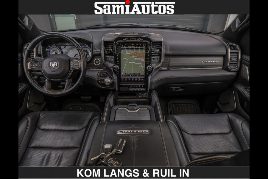 Dodge Ram LIMITED | HEMI 5.7 V8 | MWK KLEP | €49.900,- excl | BOM VOL | GRANITE GRIJS KLEUR | LUCHTVERING | MEEST LUXE | CREW CAB 5 PERSOONS | GRIJS KENTEKEN | DUBBEL CABINE DC |