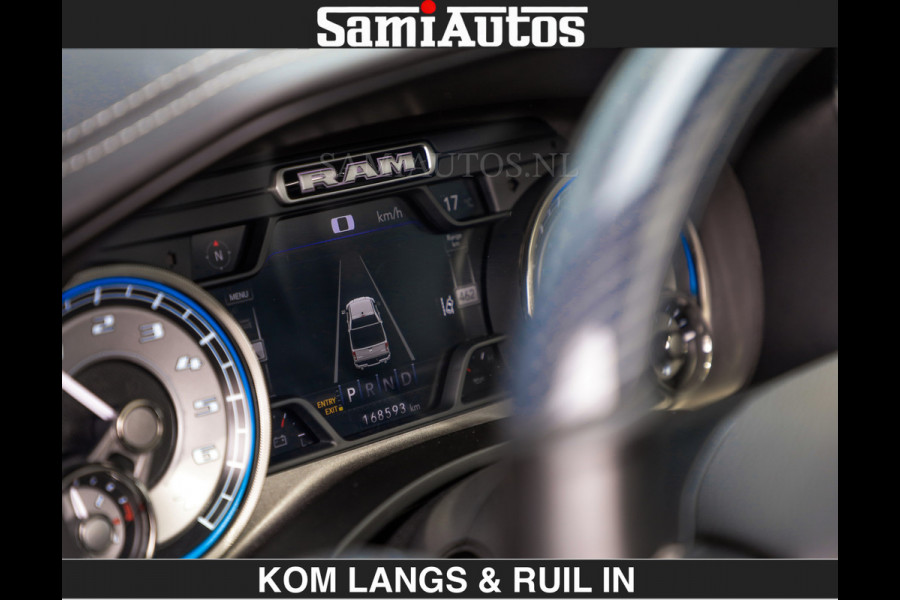 Dodge Ram LIMITED | HEMI 5.7 V8 | MWK KLEP | €49.900,- excl | BOM VOL | GRANITE GRIJS KLEUR | LUCHTVERING | MEEST LUXE | CREW CAB 5 PERSOONS | GRIJS KENTEKEN | DUBBEL CABINE DC |