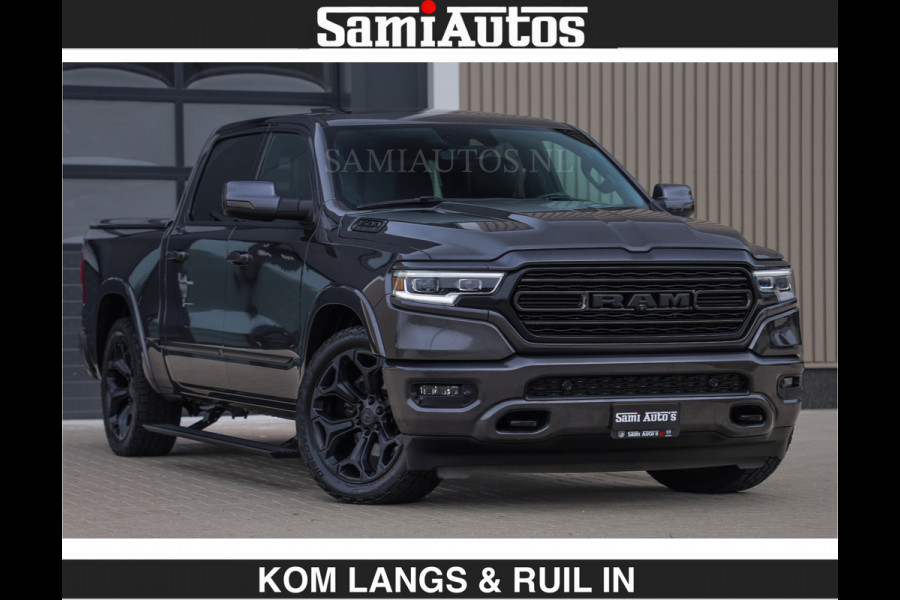 Dodge Ram LIMITED | HEMI 5.7 V8 | MWK KLEP | €49.900,- excl | BOM VOL | GRANITE GRIJS KLEUR | LUCHTVERING | MEEST LUXE | CREW CAB 5 PERSOONS | GRIJS KENTEKEN | DUBBEL CABINE DC |