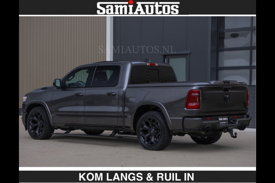 Dodge Ram LIMITED | HEMI 5.7 V8 | MWK KLEP | €49.900,- excl | BOM VOL | GRANITE GRIJS KLEUR | LUCHTVERING | MEEST LUXE | CREW CAB 5 PERSOONS | GRIJS KENTEKEN | DUBBEL CABINE DC |