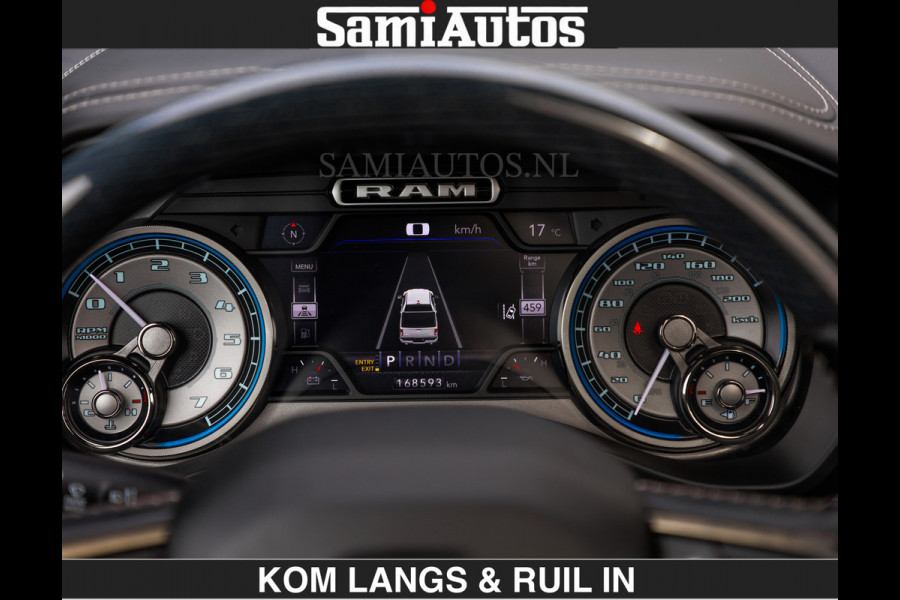 Dodge Ram LIMITED | HEMI 5.7 V8 | MWK KLEP | €49.900,- excl | BOM VOL | GRANITE GRIJS KLEUR | LUCHTVERING | MEEST LUXE | CREW CAB 5 PERSOONS | GRIJS KENTEKEN | DUBBEL CABINE DC |