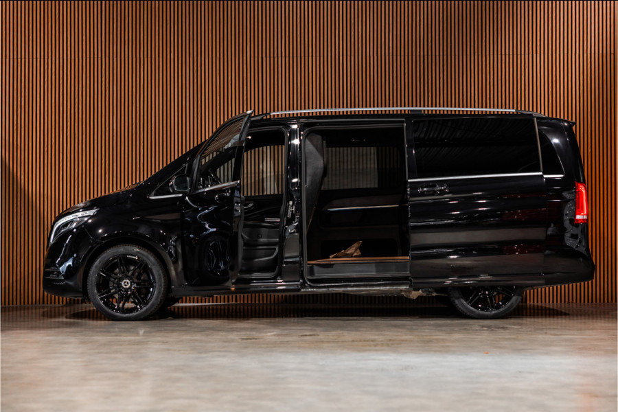 Mercedes-Benz V-Klasse 300d Lang | AMG | Memory seats | Stoelventilatie | 360 Camera | ACC | CarPlay | Navigatie | Lederen bekleding | DAB | Dodehoek | Trekhaak | Nieuwe APK | 2-Zitter | Enkel cabine