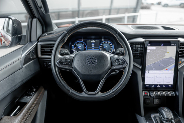 Volkswagen Amarok 3.0 TDI 4Motion PanAmericana | ACC | 360 Camera | Harman Kardon | Lederen bekleding | Blind spot | Standkachel | Navigatie | CarPlay | LED | Trekhaak | DAB | Dealer onderhouden | Grijs kenteken