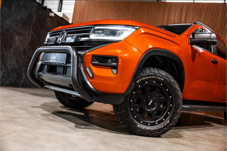 Volkswagen Amarok 3.0 TDI 4Motion PanAmericana | ACC | 360 Camera | Harman Kardon | Lederen bekleding | Blind spot | Standkachel | Navigatie | CarPlay | LED | Trekhaak | DAB | Dealer onderhouden | Grijs kenteken
