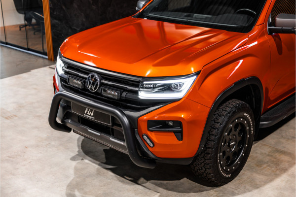 Volkswagen Amarok 3.0 TDI 4Motion PanAmericana | ACC | 360 Camera | Harman Kardon | Lederen bekleding | Blind spot | Standkachel | Navigatie | CarPlay | LED | Trekhaak | DAB | Dealer onderhouden | Grijs kenteken