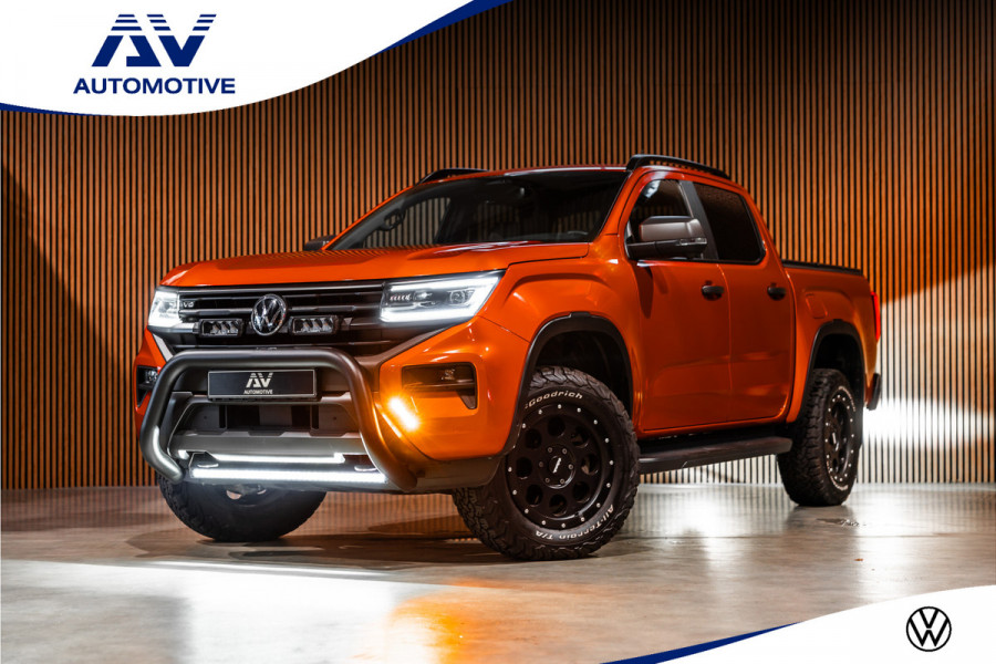Volkswagen Amarok 3.0 TDI 4Motion PanAmericana | ACC | 360 Camera | Harman Kardon | Lederen bekleding | Blind spot | Standkachel | Navigatie | CarPlay | LED | Trekhaak | DAB | Dealer onderhouden | Grijs kenteken