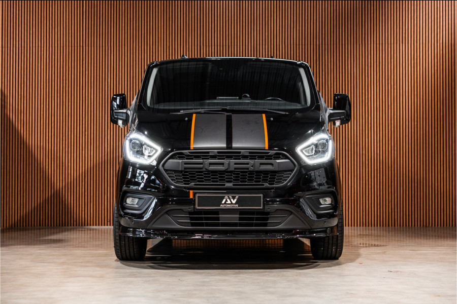 Ford Transit Custom 320 2.0 TDCI L2H1 Platinum Edition DC | Bi-Xenon | CarPlay | Camera | Navigatie | Lederen bekleding | Trekhaak | Stoelverwarming | Nieuwe APK | Orig. NL auto